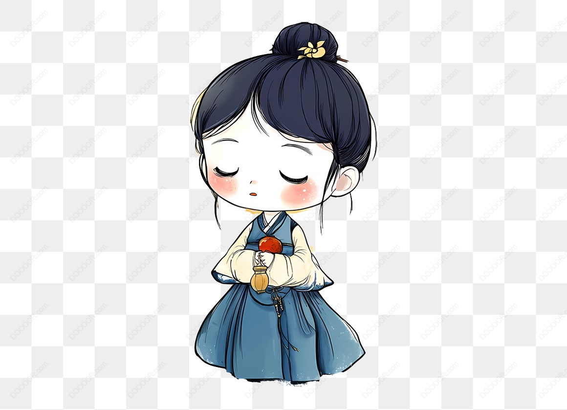 16585_可爱古风女孩插画.jpg