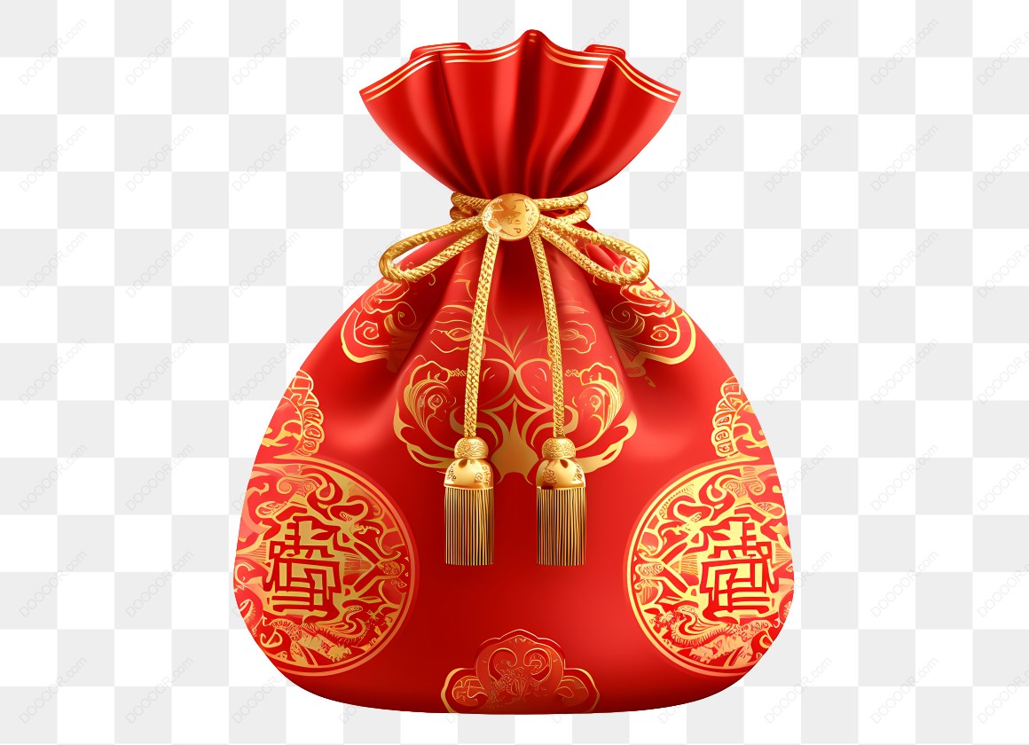 10315_红色中国风钱袋图案.jpg