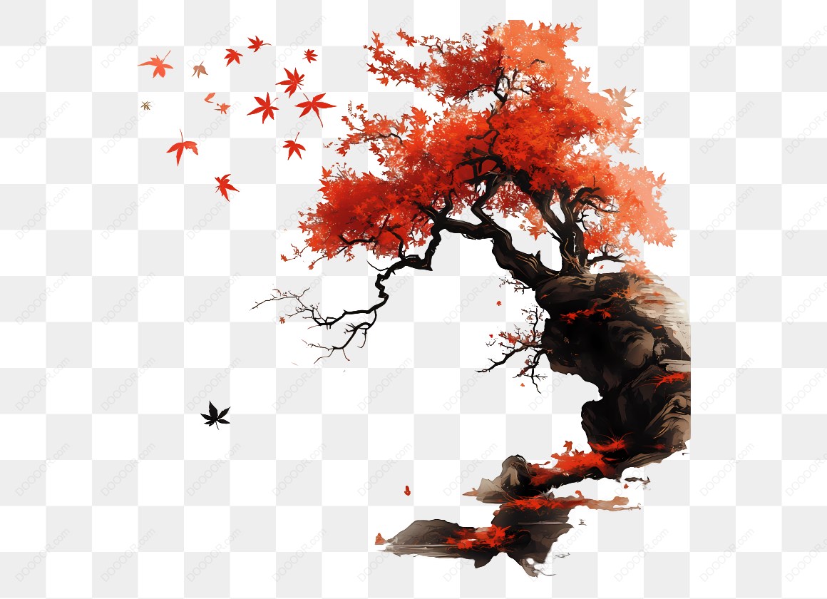 10570_红色树木和落叶.jpg