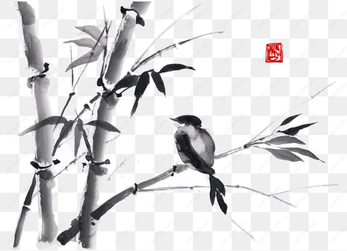10665_水墨画竹子和鸟.jpg