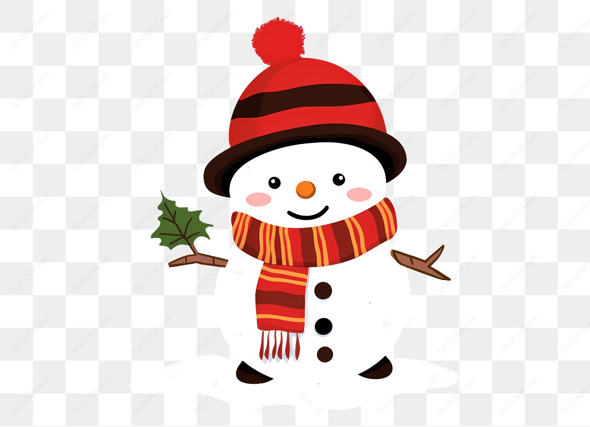 10772_戴围巾的可爱雪人.jpg