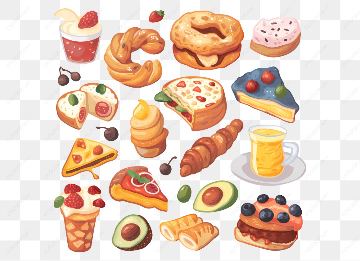 11023_各种美食和饮品插图.jpg