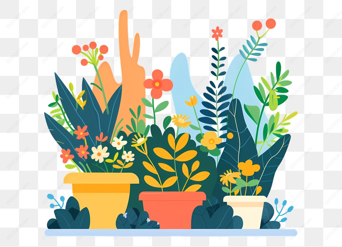 12504_多彩的盆栽植物插图.jpg