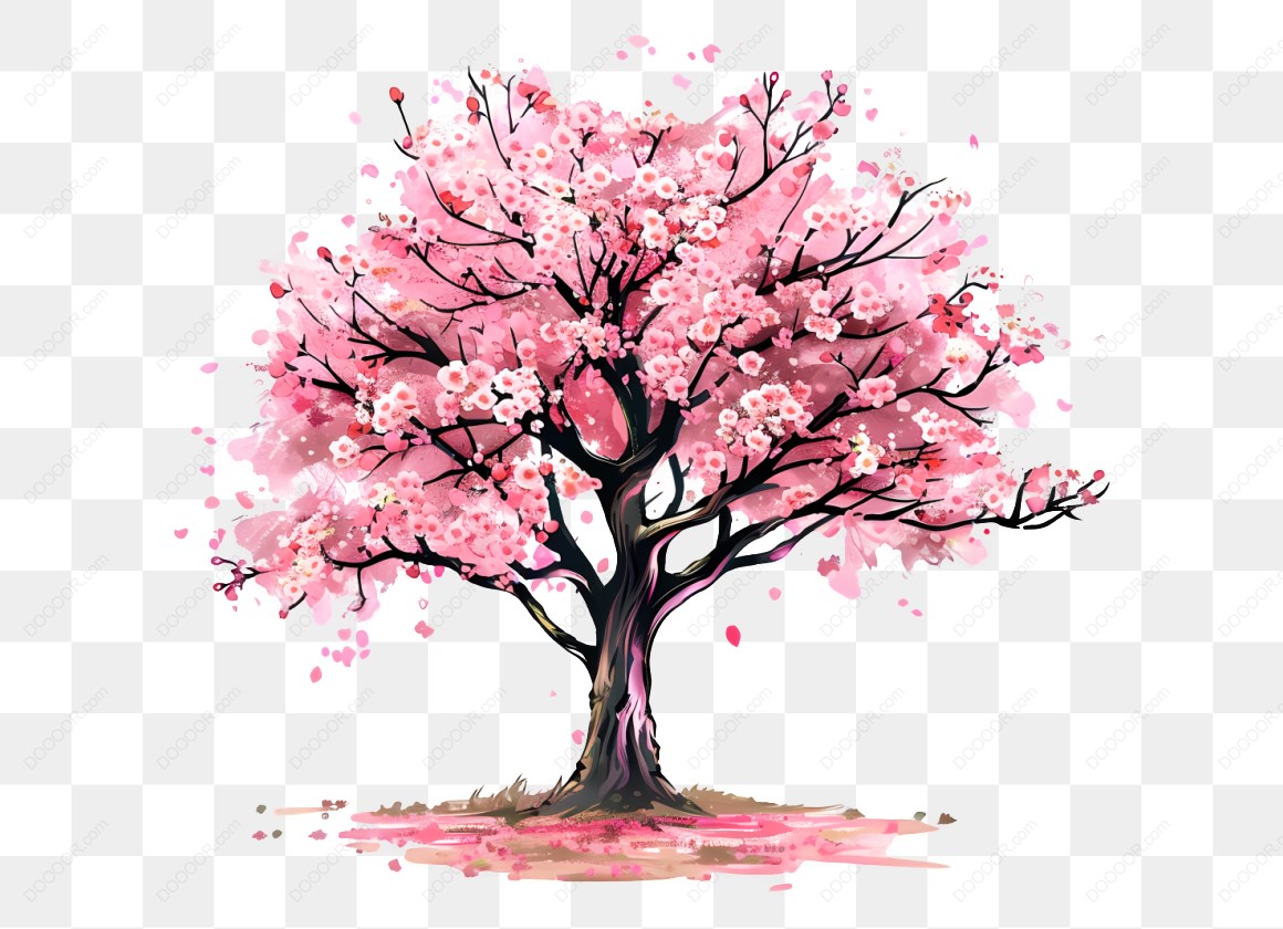 12614_粉色梅花樱花树插图_2.jpg