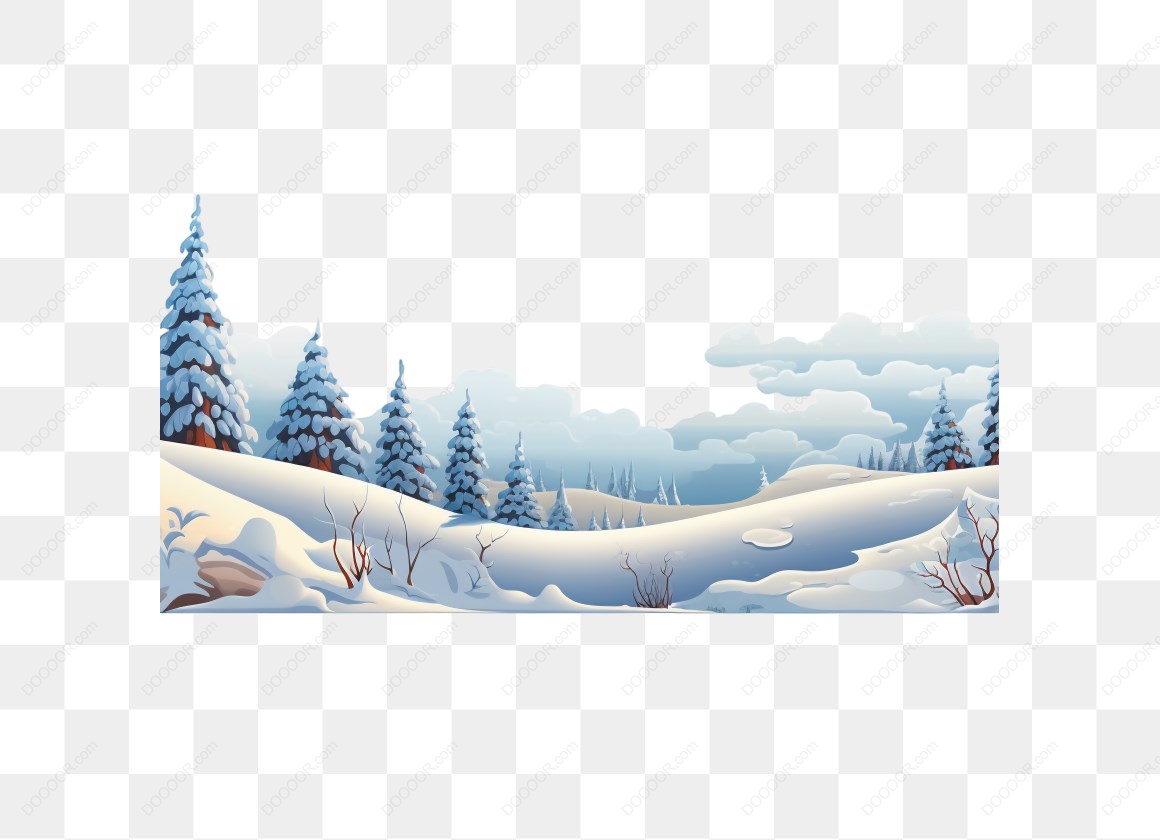 12848_雪地松树和灌木丛.jpg