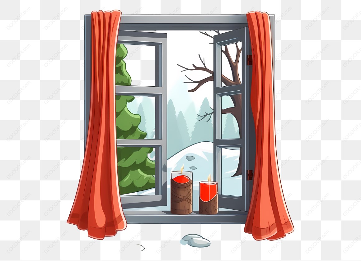 12875_窗外冬季景色蜡烛.jpg