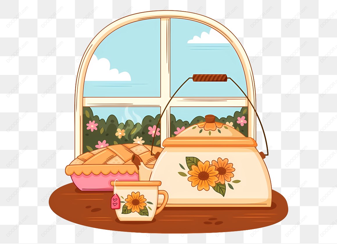12911_茶壶_茶杯和派.jpg