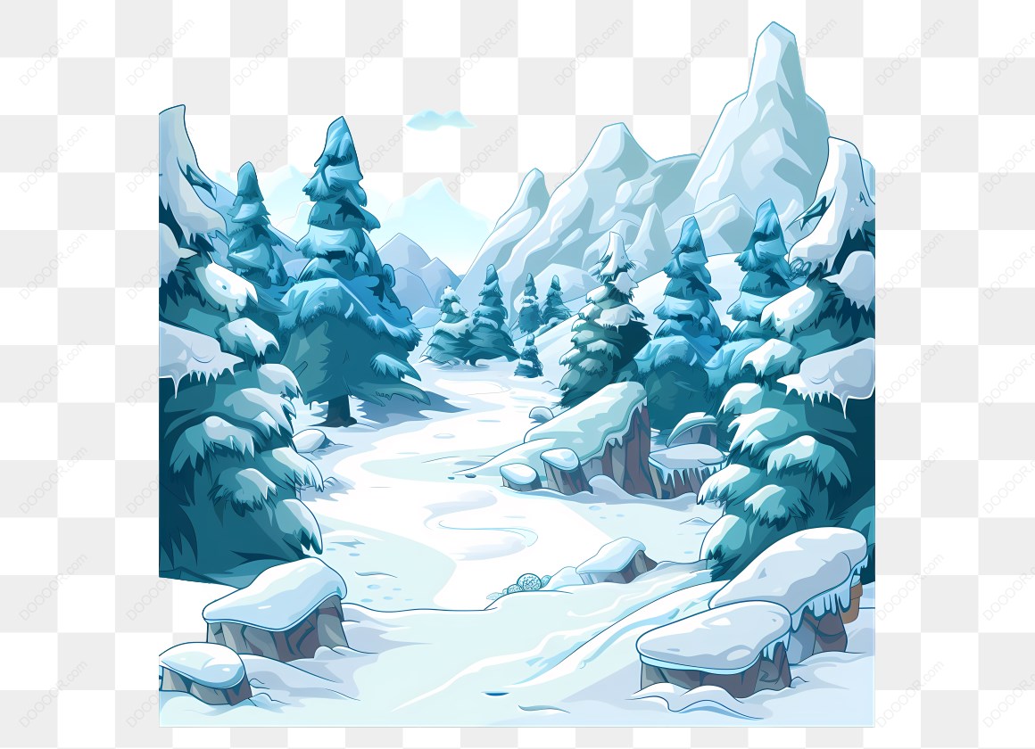 12914_雪覆盖的冬季森林场景.jpg