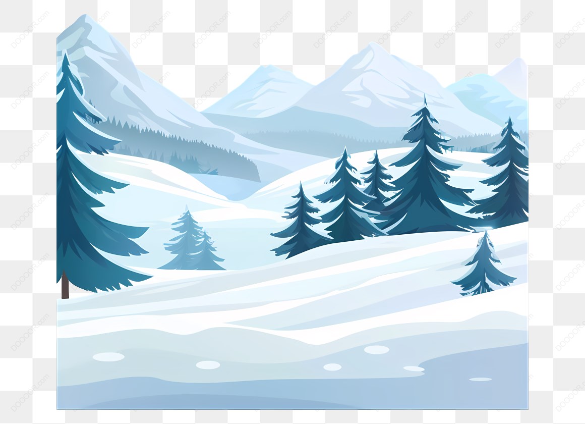 12945_雪山和松树景观.jpg