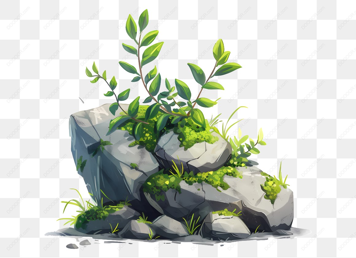 13096_岩石和绿色植物插图.jpg