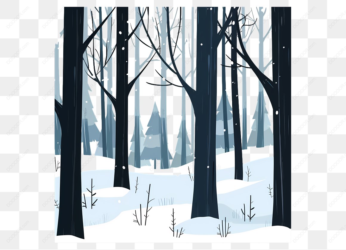 13151_冬季森林景观插图.jpg