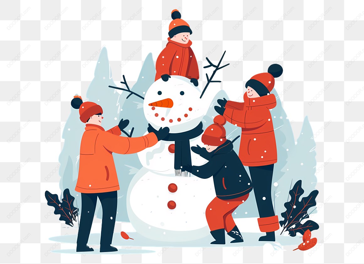 13155_孩子们堆雪人玩耍_1.jpg