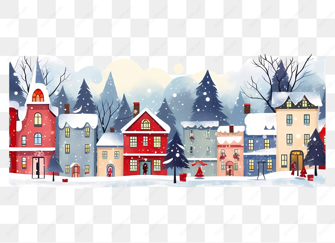 13169_雪中的彩色房屋景观.jpg