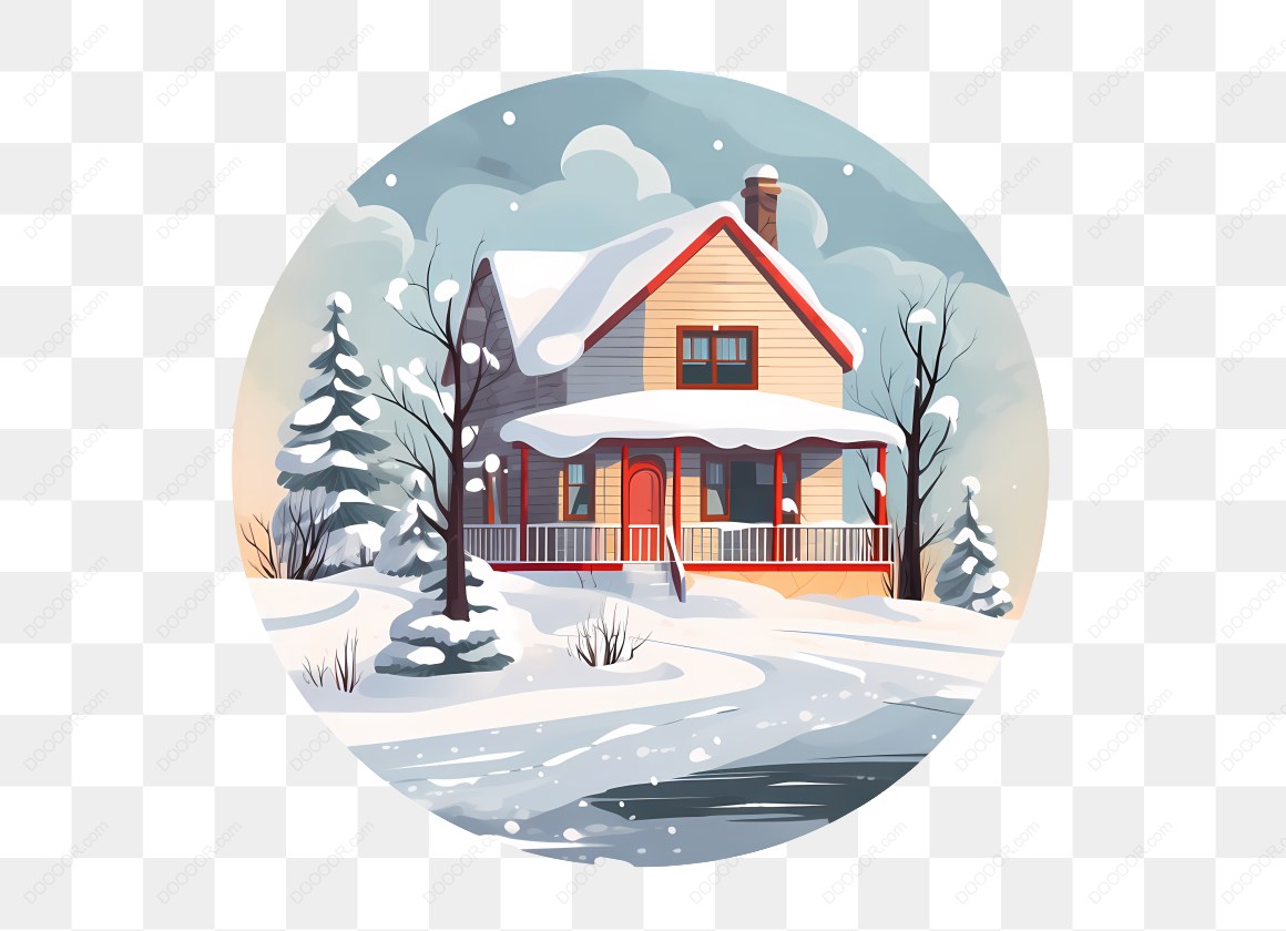13194_冬季雪景中的房屋_3.jpg