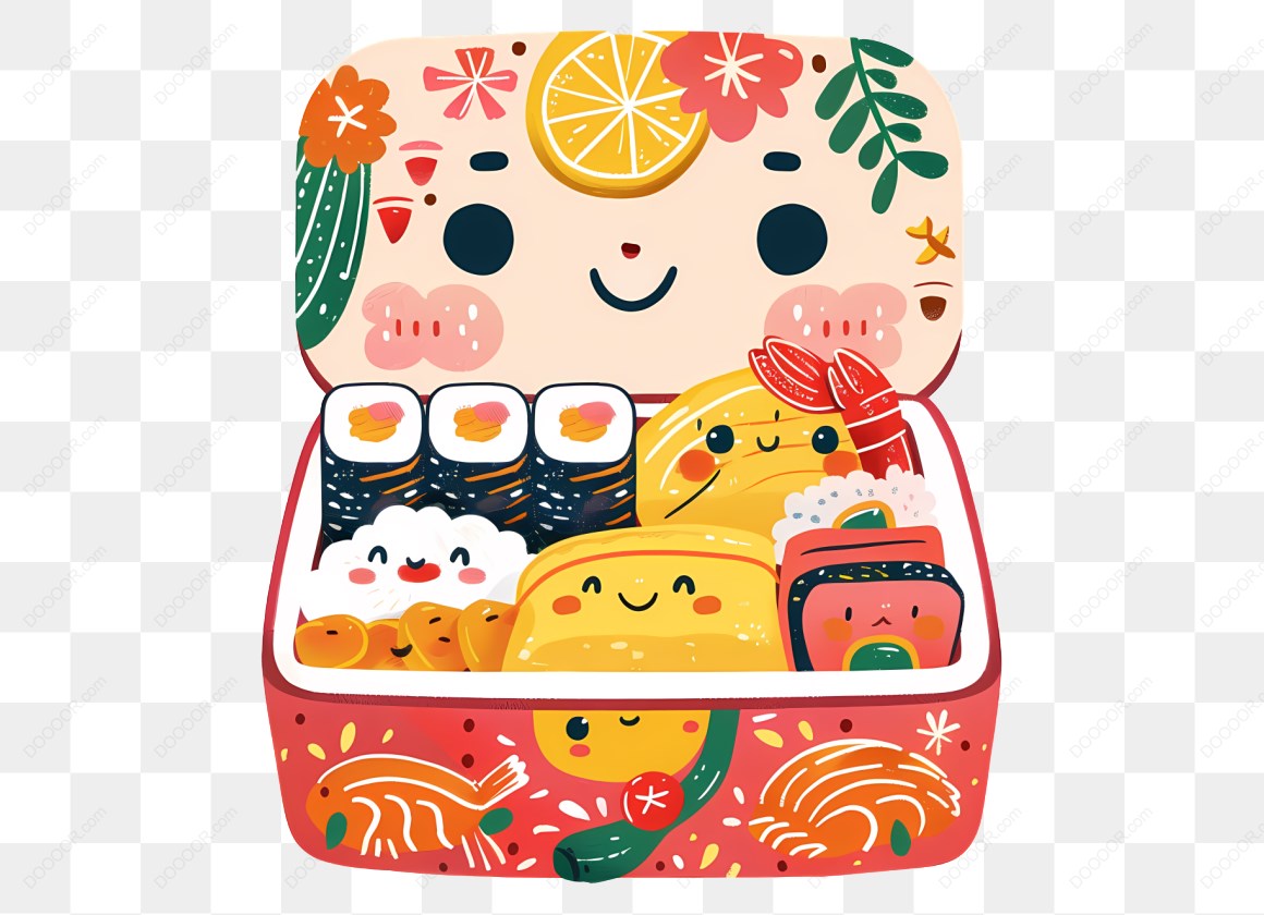13295_卡通便当盒插图.jpg