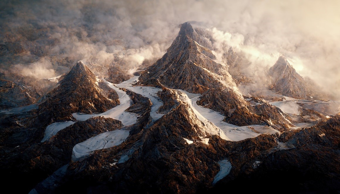 01741_落基山脉的山峰和底部的冰与灰云相映成趣.jpg