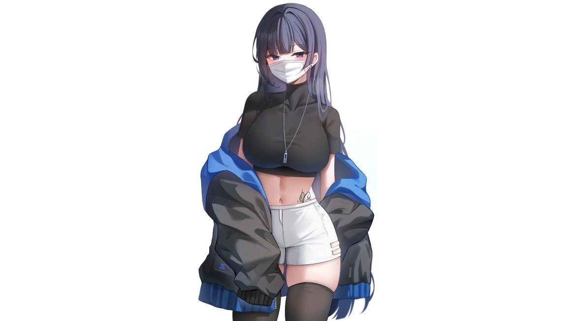 01834_比亚原创角色动漫女孩长发脸红面具短裤短裤.jpg