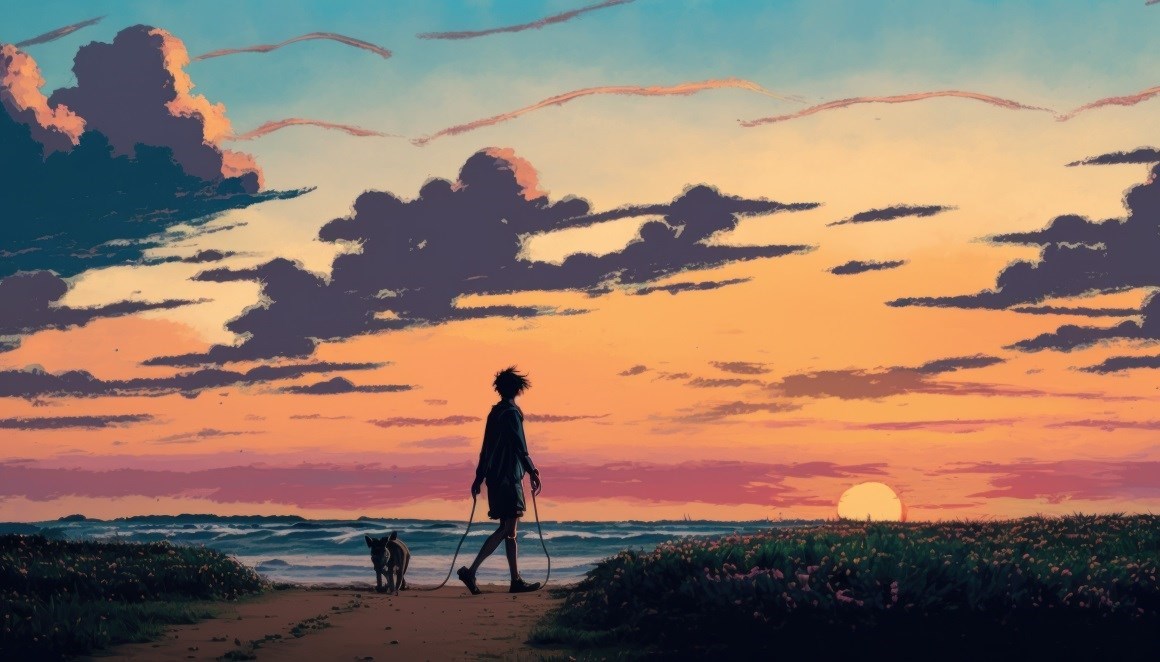 01863_插图海海滩日落云晚霞太阳天空水.jpg