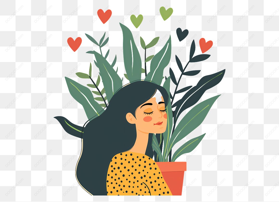 14041_女子与植物插图.jpg