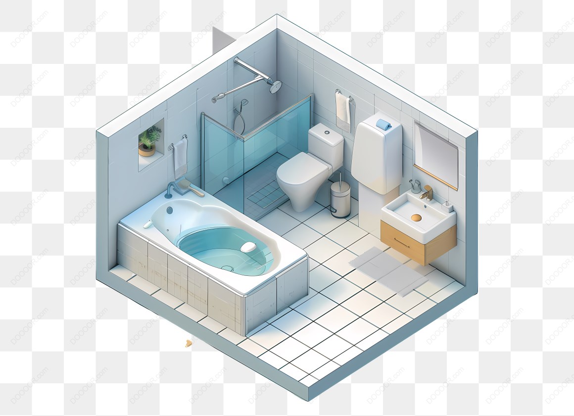 14068_浴室三维模型设计图.jpg