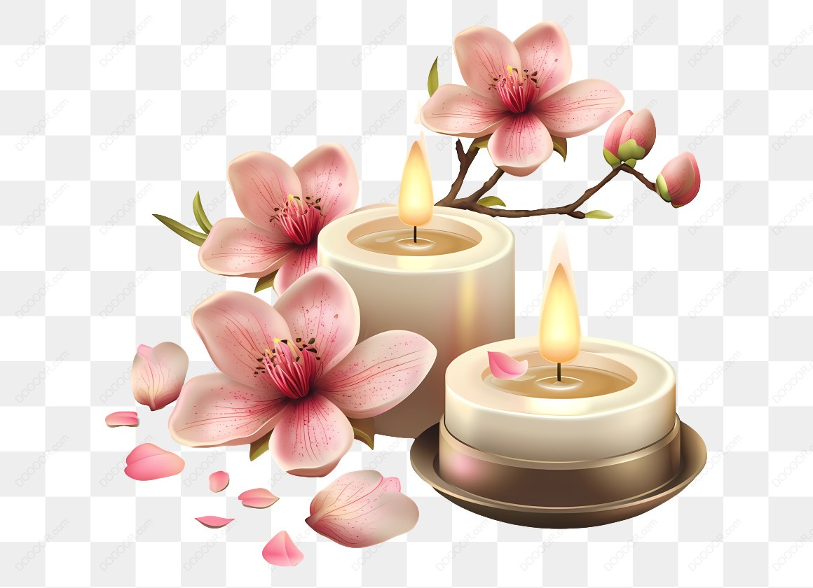 14144_蜡烛与樱花插画.jpg