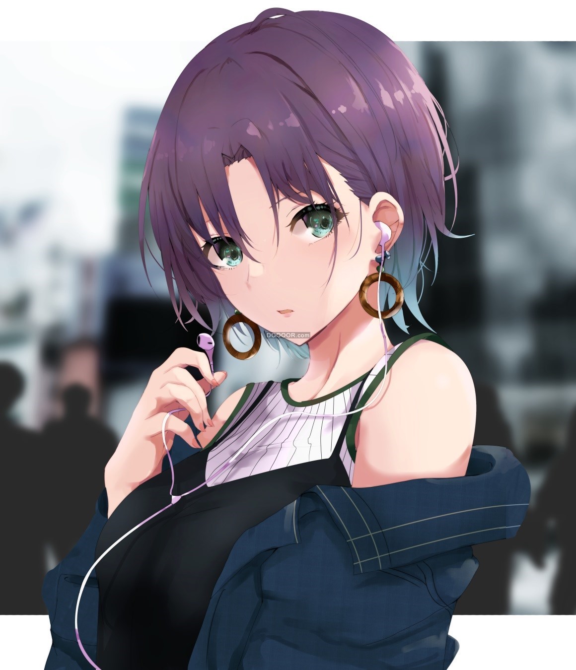 02039_动漫女孩龙王偶像大师朝仓彻耳机短发.jpg