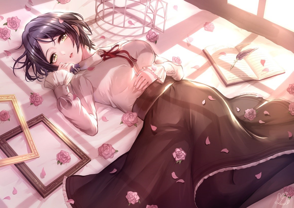 02065_动漫女孩偶像大师灰姑娘女孩速水奏裙子短发.jpg