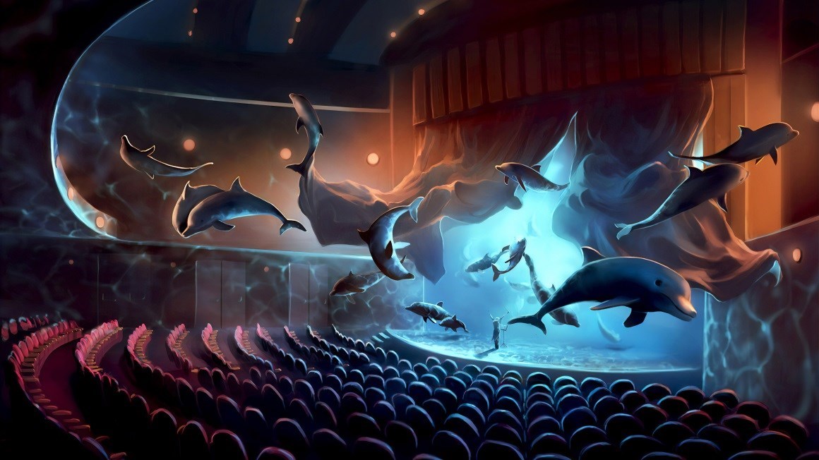 02796_幻想绘画绘画景观剧院灯动物海豚丰富多彩的.jpg