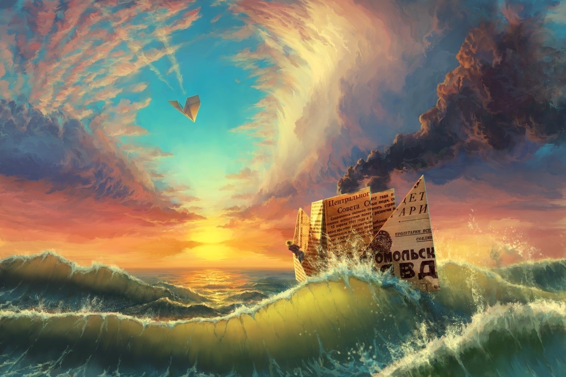02837_天空海水云抽烟纸船苏联俄语飞机纸.jpg