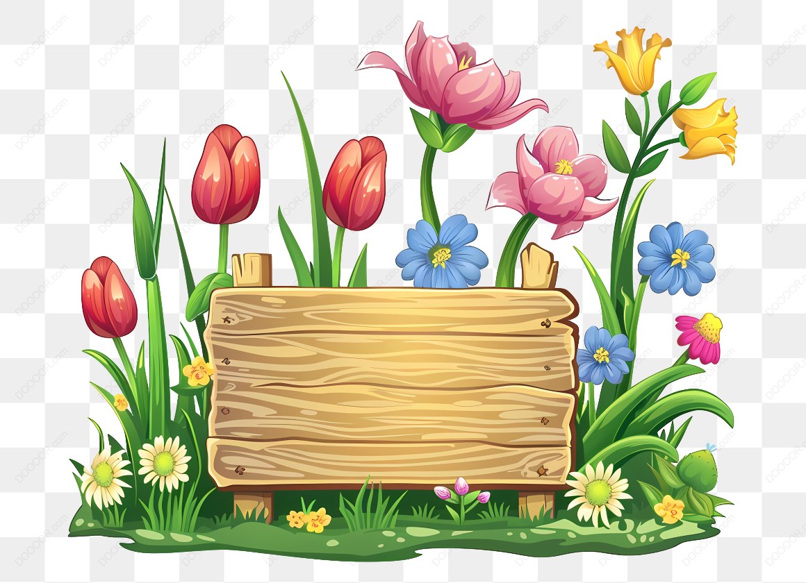 14300_木牌和花卉插图.jpg