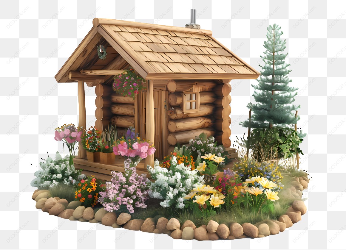 14384_小木屋与花园景观.jpg