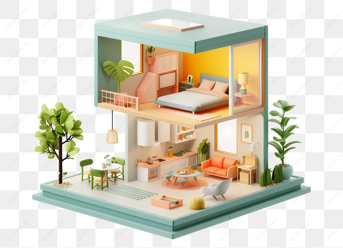14489_现代风格的迷你房屋模型.jpg
