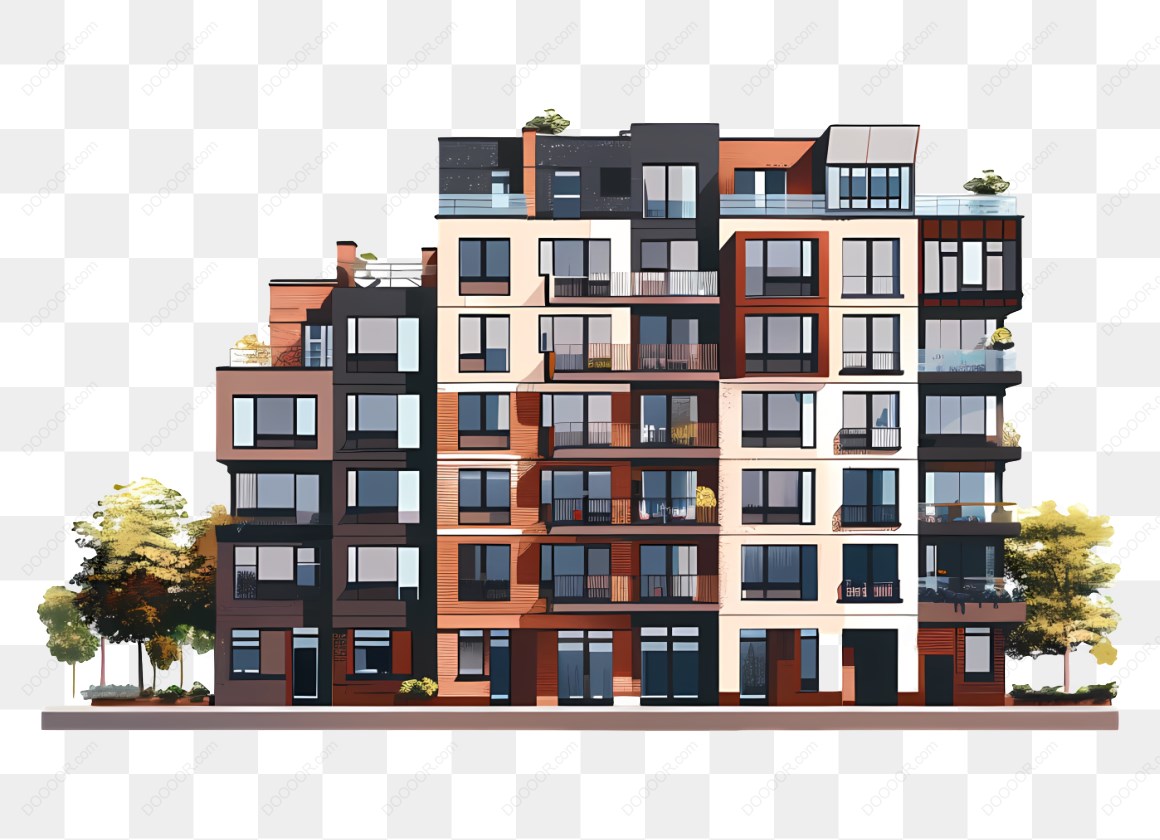 14491_现代公寓建筑插图.jpg