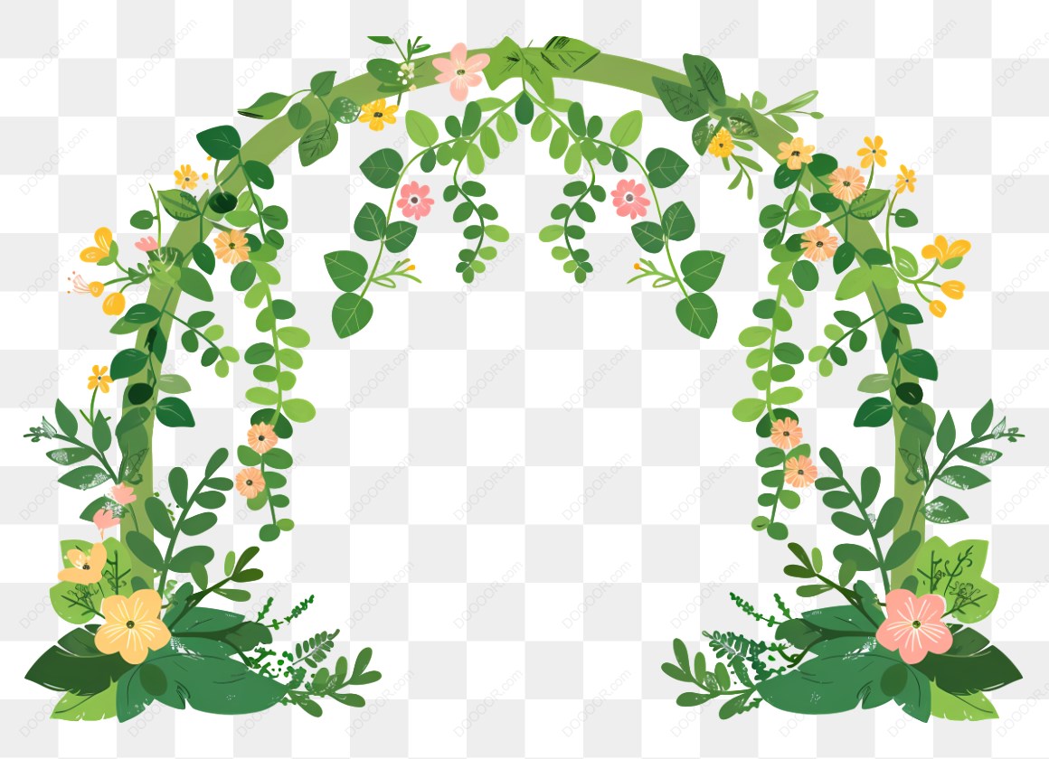 14617_花卉装饰拱门插图_2.jpg