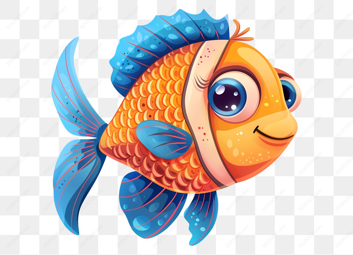 14633_卡通风格的橙色鱼.jpg