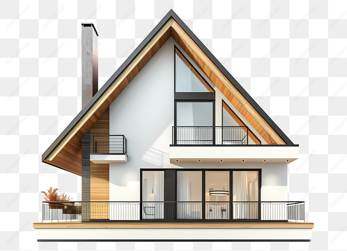 14666_现代风格的三角屋顶房屋.jpg