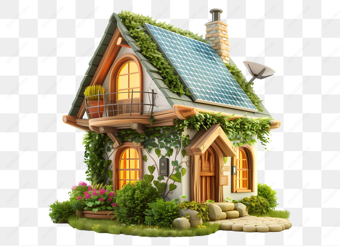 14709_绿色环保小屋插图.jpg
