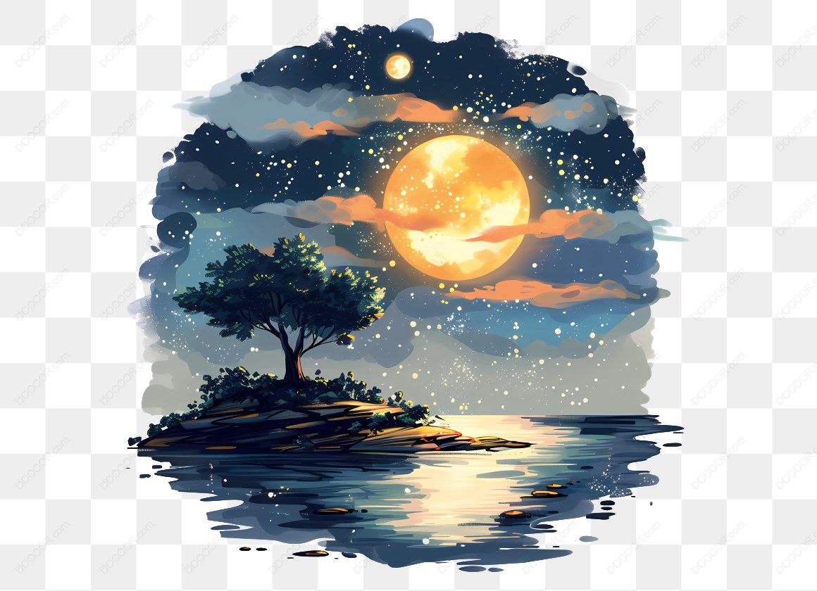 14733_月夜下的海岛风景.jpg