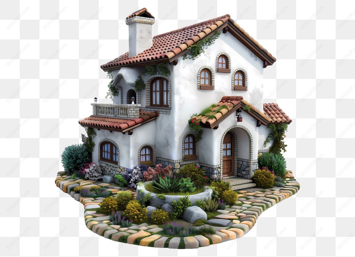 14861_白色乡村风格小屋.jpg