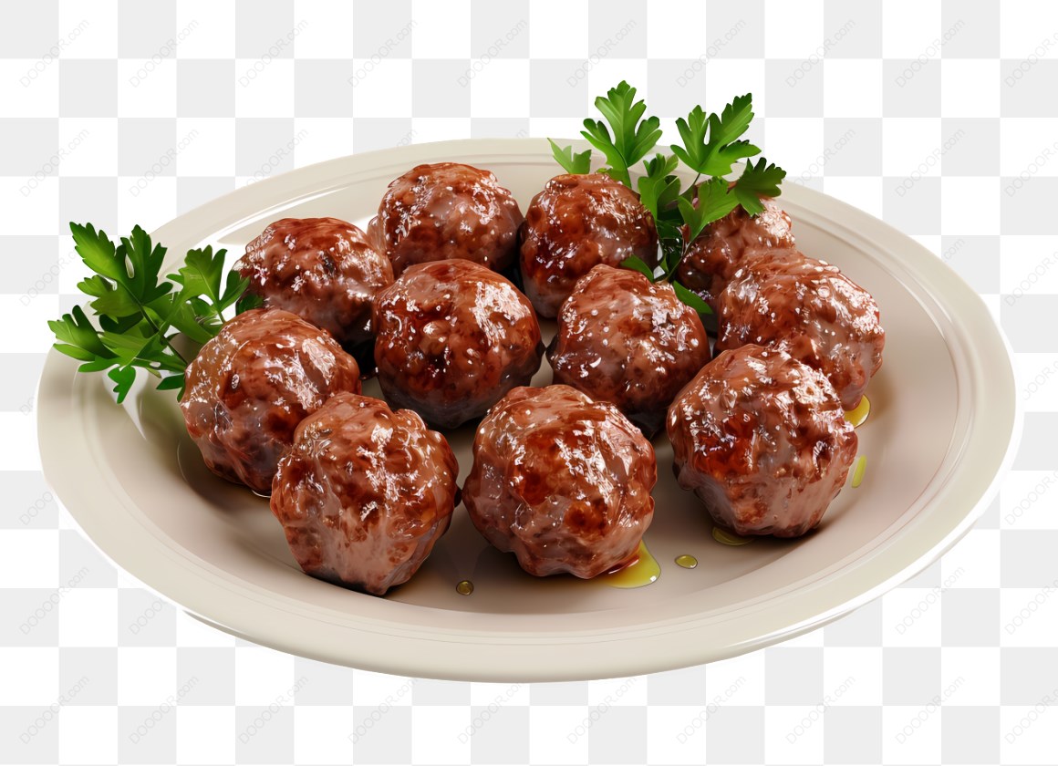14887_盘中肉丸和香菜.jpg