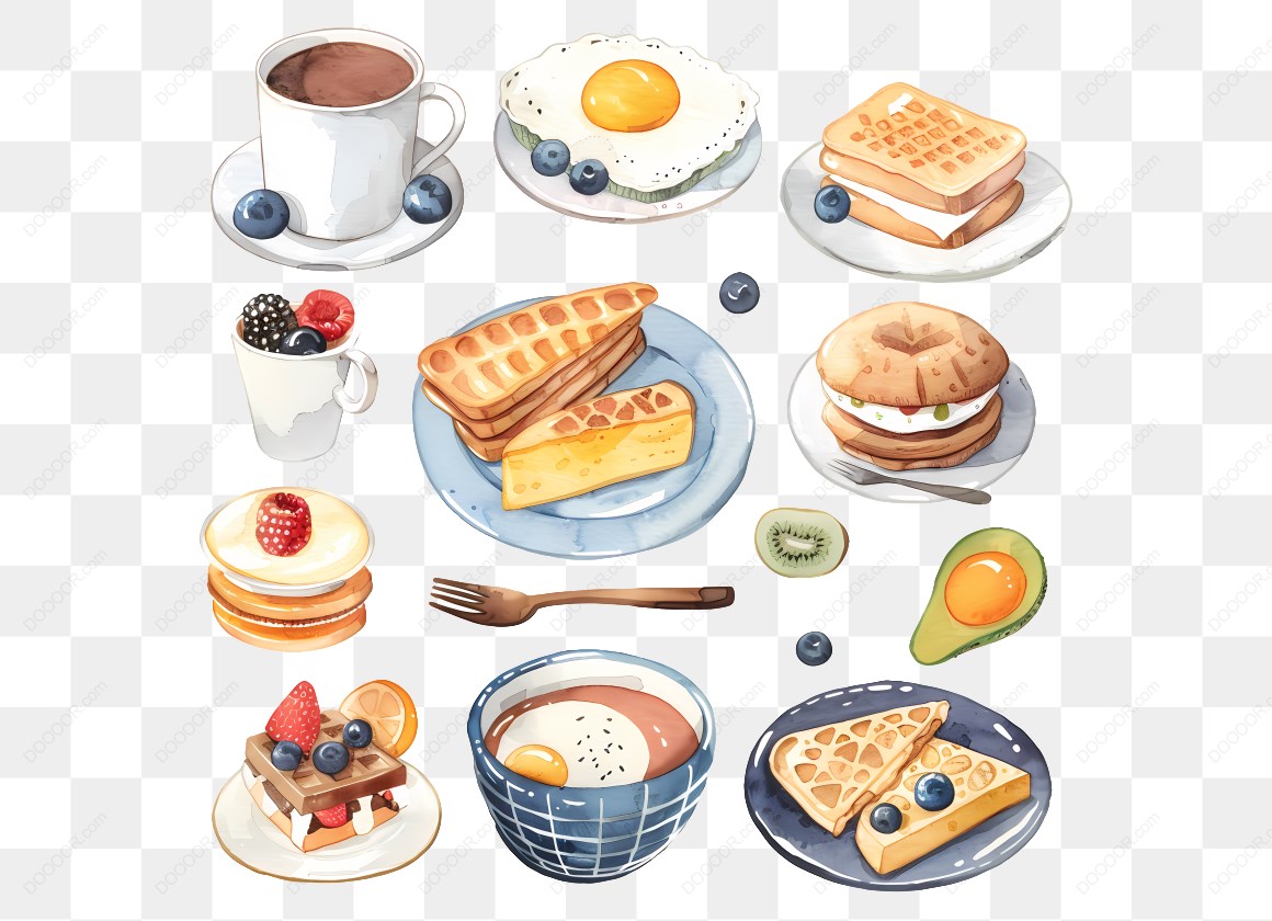 14957_早餐食物插图集合.jpg
