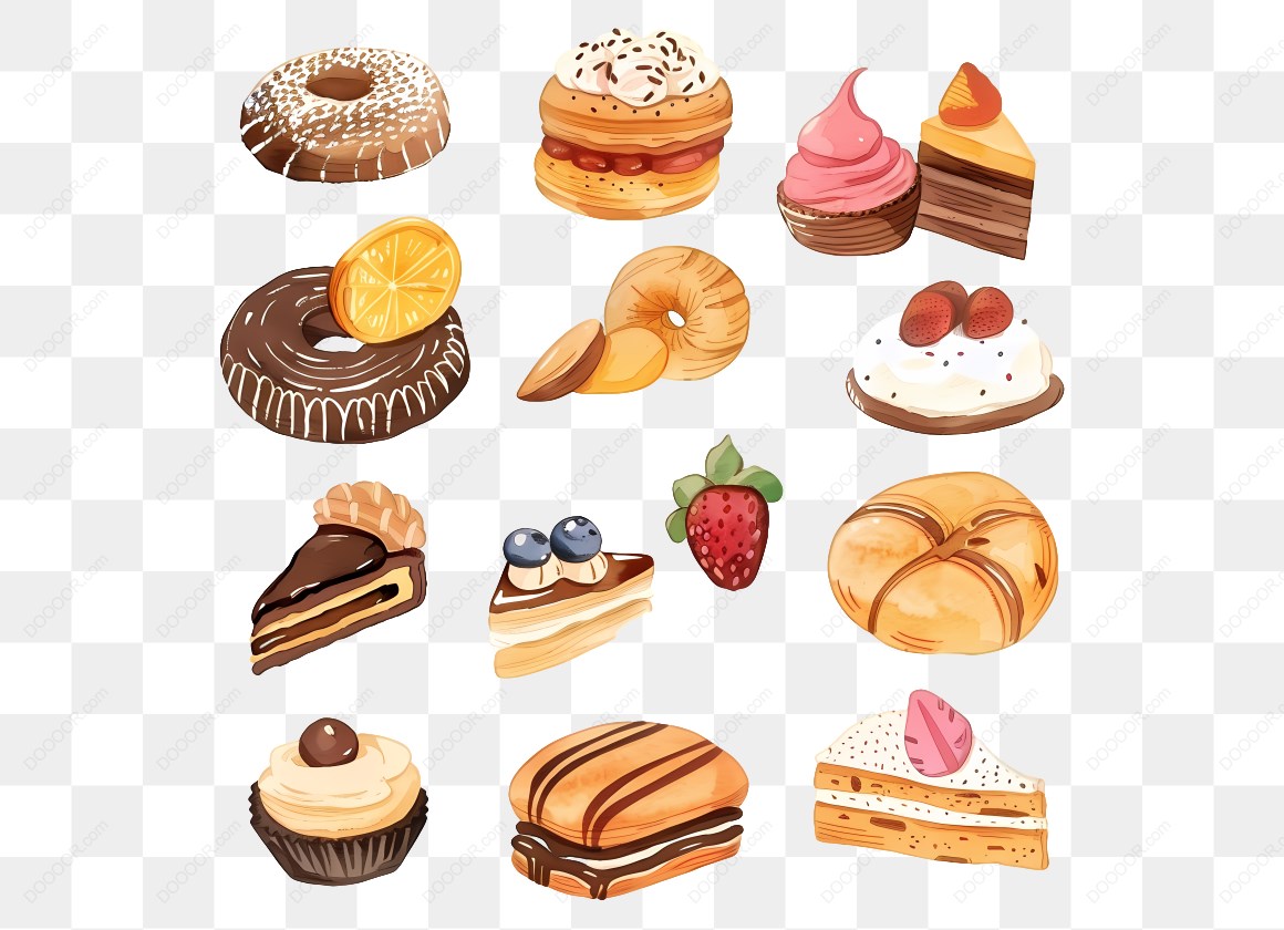 15015_多种美味甜点插图.jpg