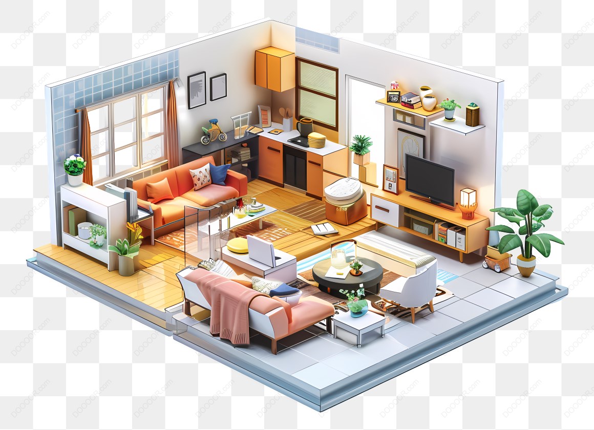 15080_客厅和厨房的3D模型.jpg