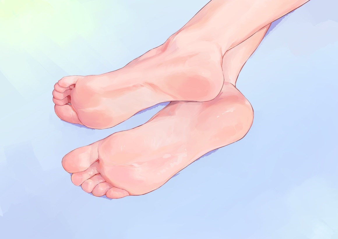 03387_女性脚底极简主义简单的背景特写.jpg