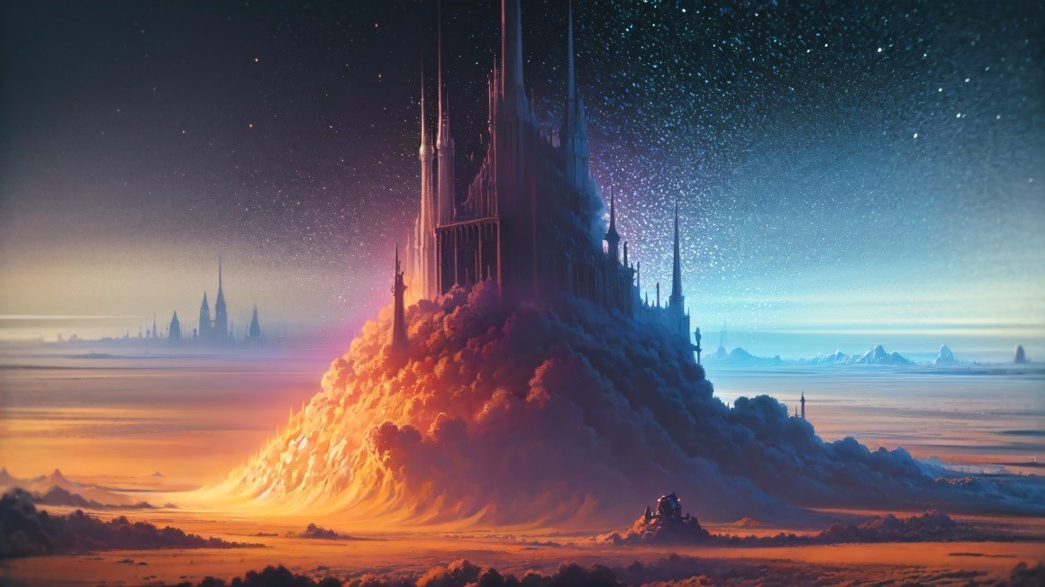 03396_奇幻建筑幻想城堡幻想岛幻想城堡天空星星景.jpg