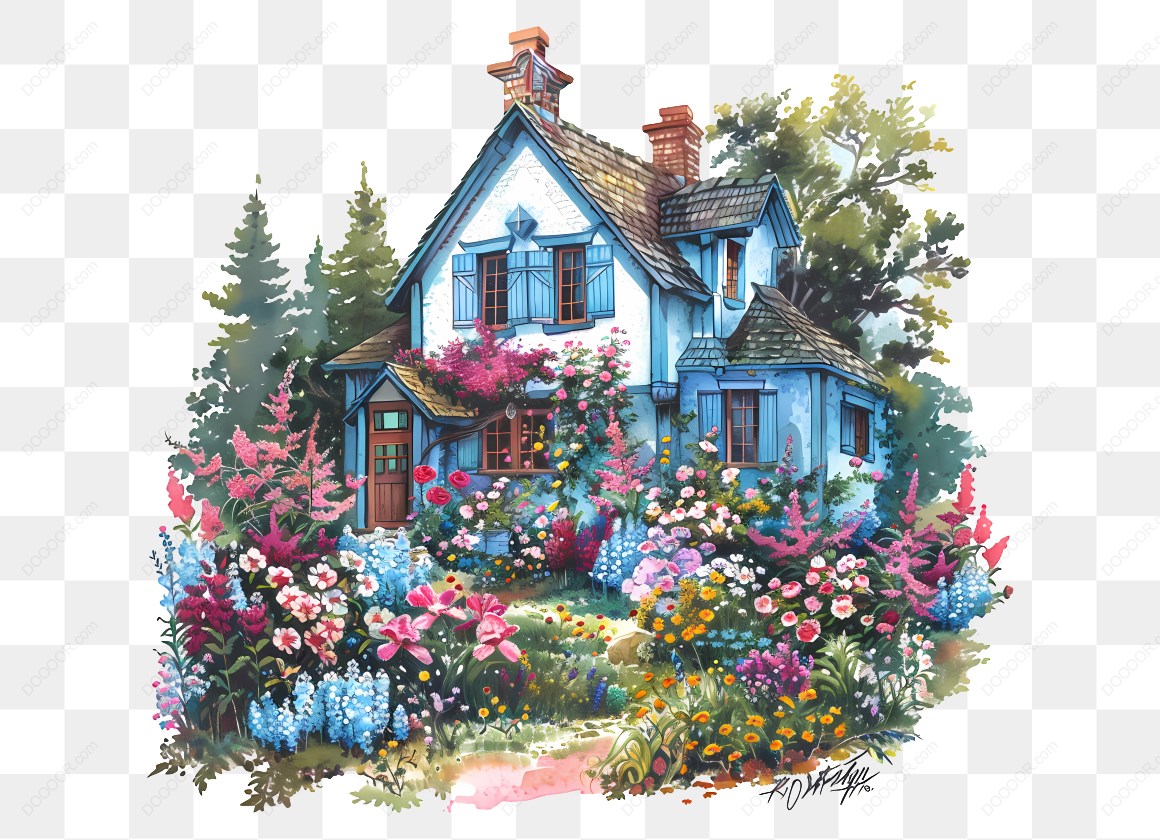 15206_乡村小屋与花园.jpg