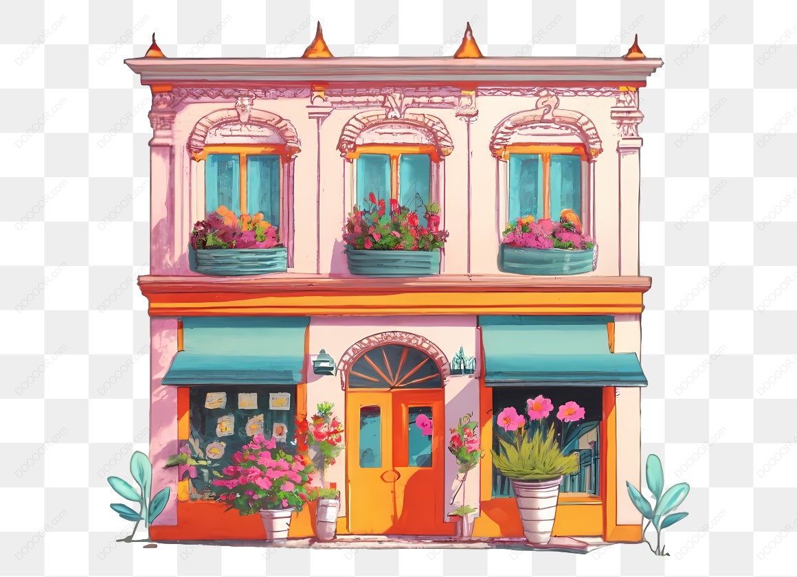 15221_粉色建筑_窗台有花.jpg