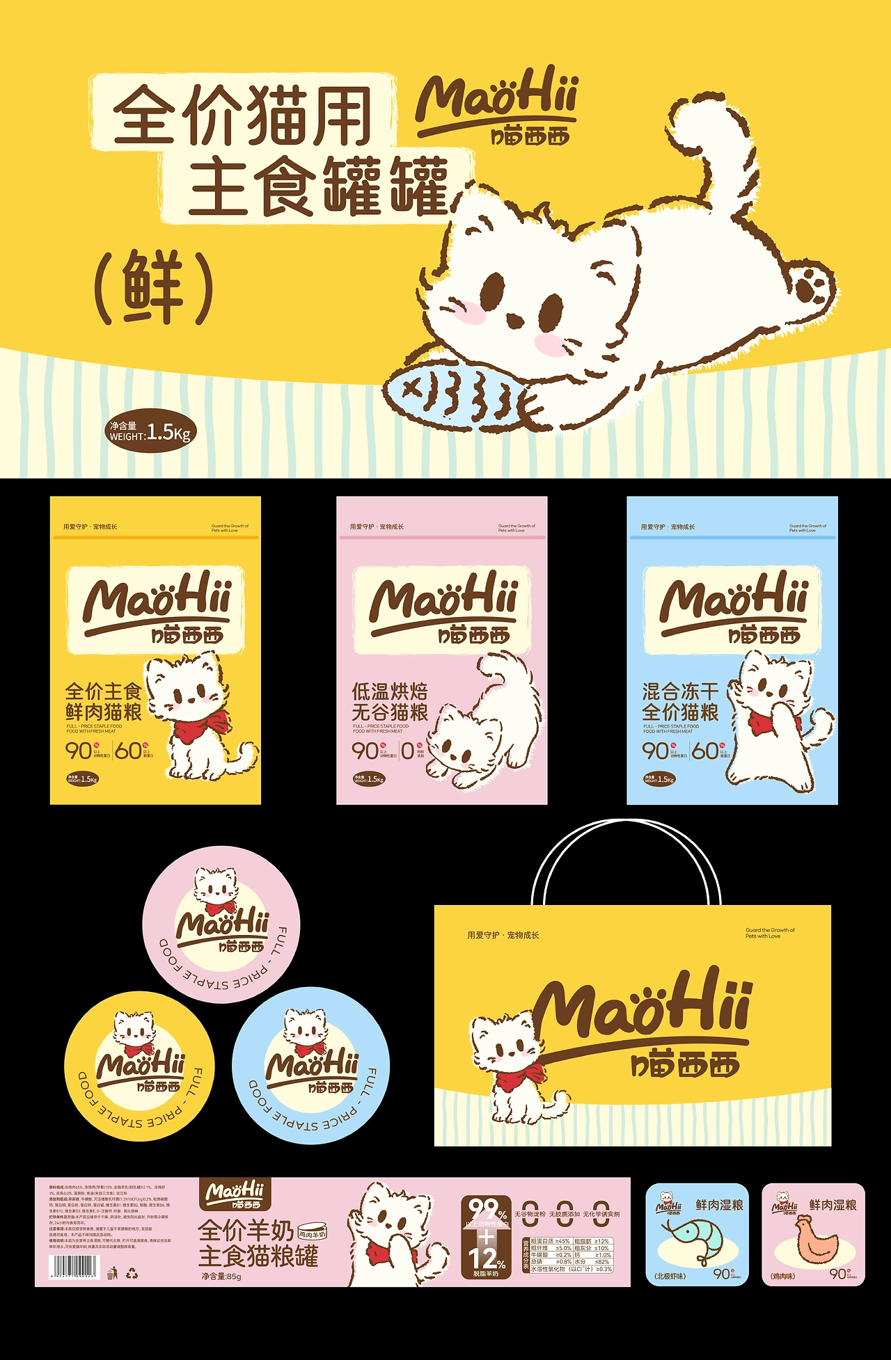 MAOHII喵西西  宠物 包装 Logo 猫 视觉 品牌形象-4.jpg