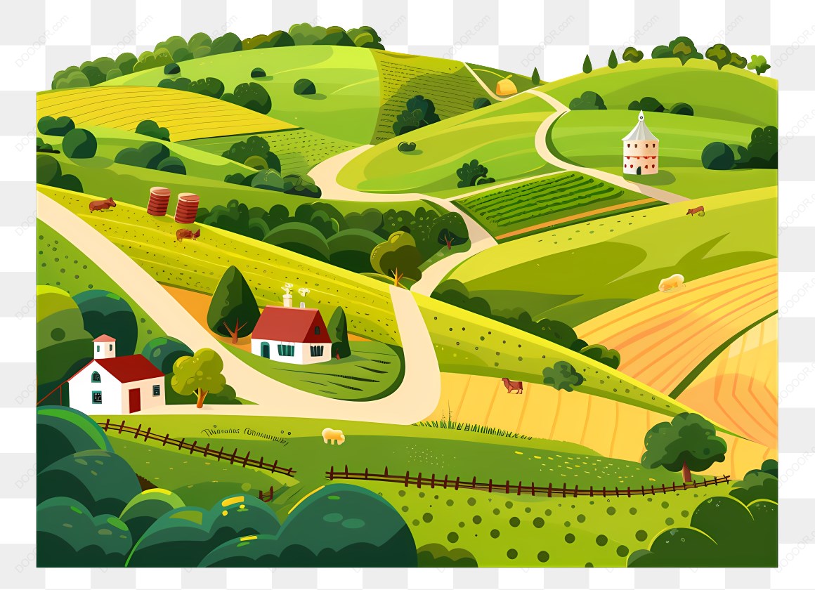 15442_乡村田园风景插画.jpg