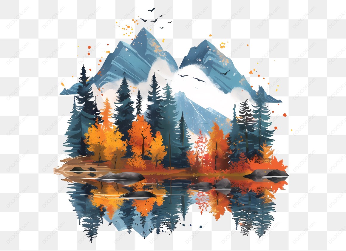 15491_秋天山水风景插画.jpg